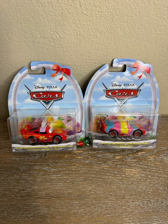 Disney Other - New Disney Cars Easter Toy Set of 2 Lightning McQueen